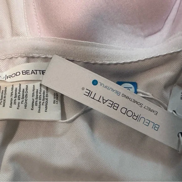 NWT Bleu by Rod Beattie
It's A Breeze Bandeau One-Piece Swimsuit size 10 - Picture 7 of 8